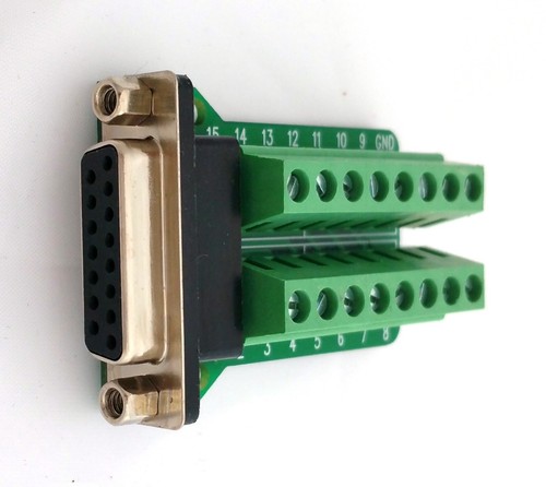Adaptateur DB15 D-Sub RS-232 / VGA Breakout Board Adaptateur Mâle / Femelle - Photo 11/22