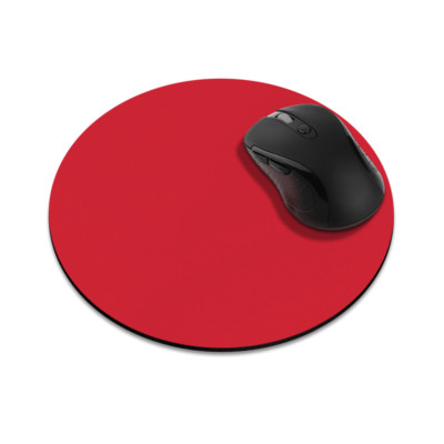 Solid Color Gaming Mat Mice Non-Slip Circle Mousepad For Laptop Computer PC Desk