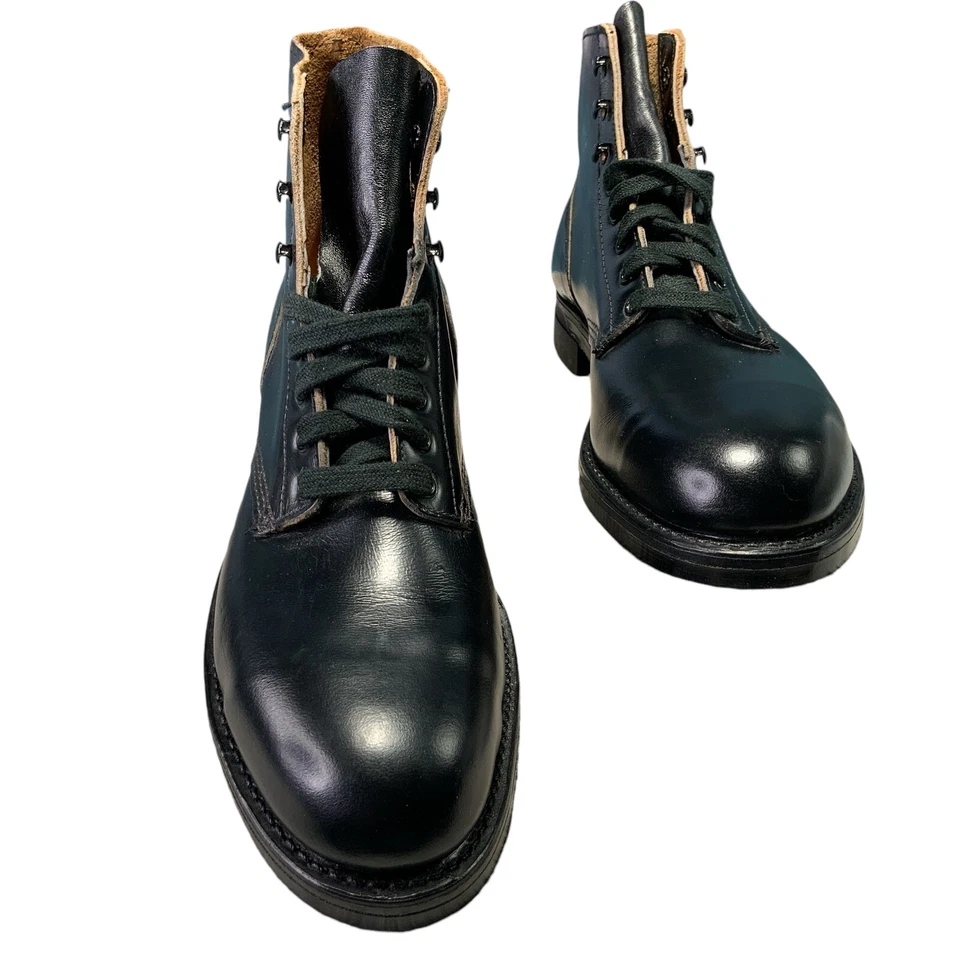Bota de Trabajo Supreme Cuero Negro Puntera Robada Tobillo Con Cordones Para Hombre Talla 10 Foto 4 de 4