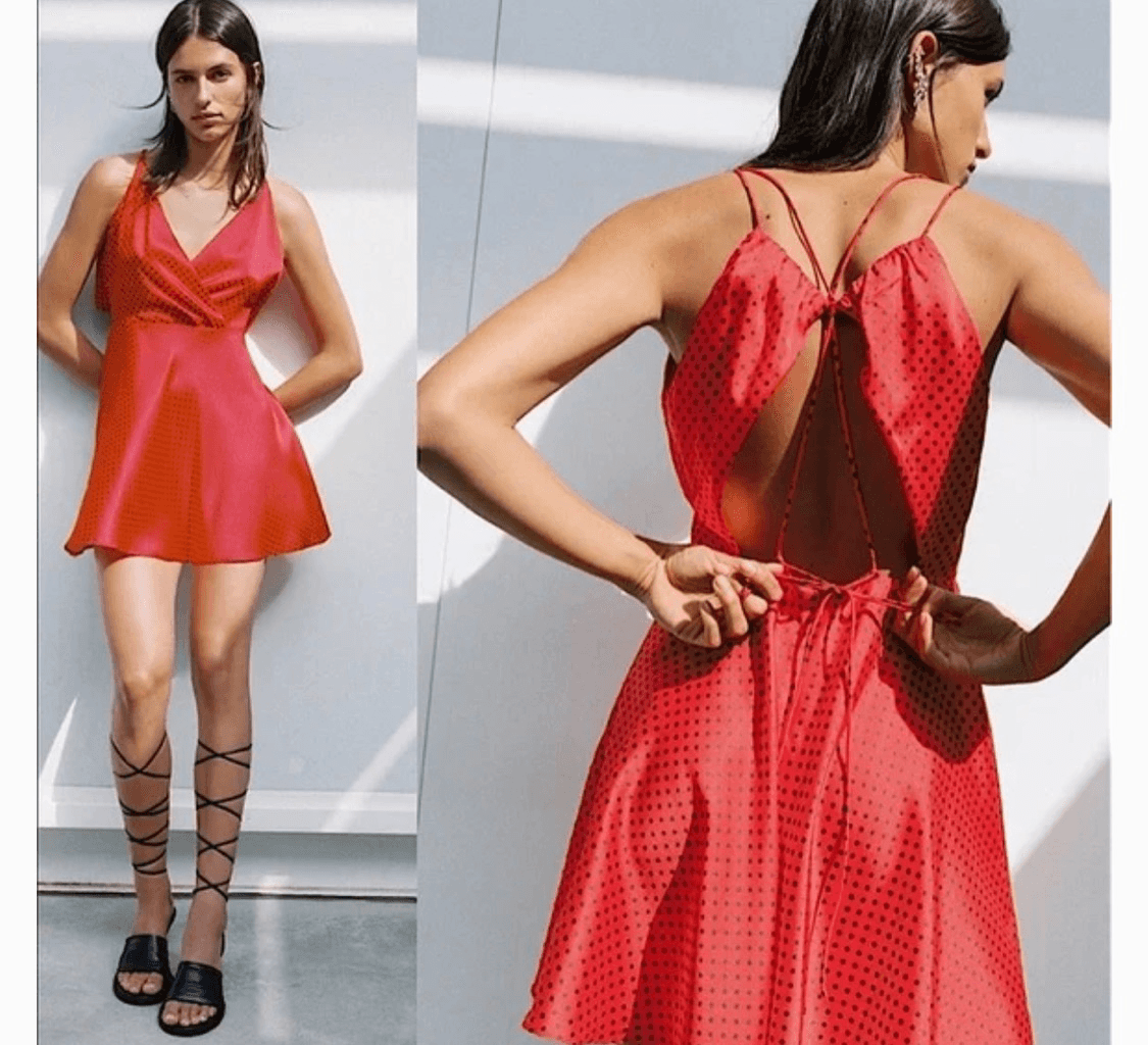 open lace back dress Sweetheart Neck Red Tulle Long Prom Dresses with High Slit, Strapless – Lwt  Dress