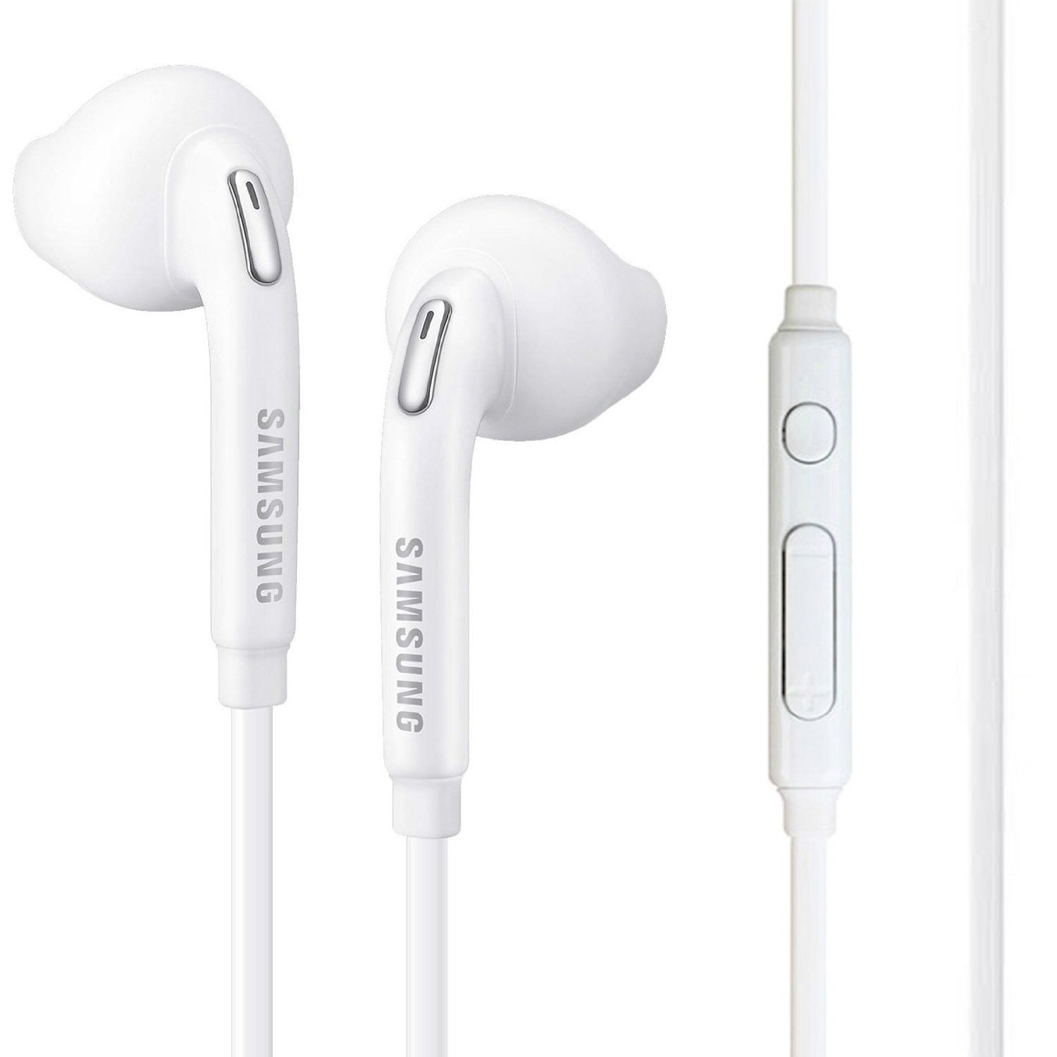  NEW OEM White Original Samsung Galaxy Headset Earphones With Mic s4 s5 s6 s7s8 