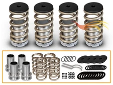 88-91 HONDA CIVIC/CRX COILOVER LOWERING COIL SPRINGS KIT GOLD
