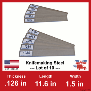 1 Billet 1//16 in x 11.6/" x 1.8/" .064/" 15N20 Carbon Steel Bar Billet