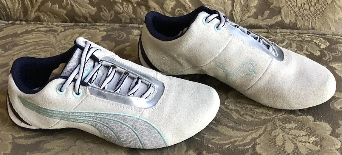 Puma FUTURE CAT S1 Glacier Gray Ivory Sneakers Women Sz 6.5 M eBay