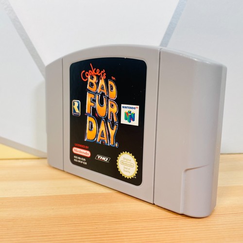Conker's Bad Fur Day Nintendo 64 THQ Platform Fighting videogioco solo cartuccia - Foto 3 di 7