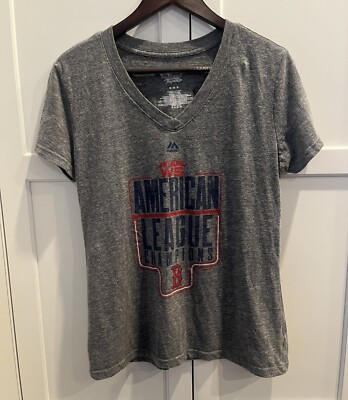 Majestic Women Boston Red Sox T-Shirt Gray M