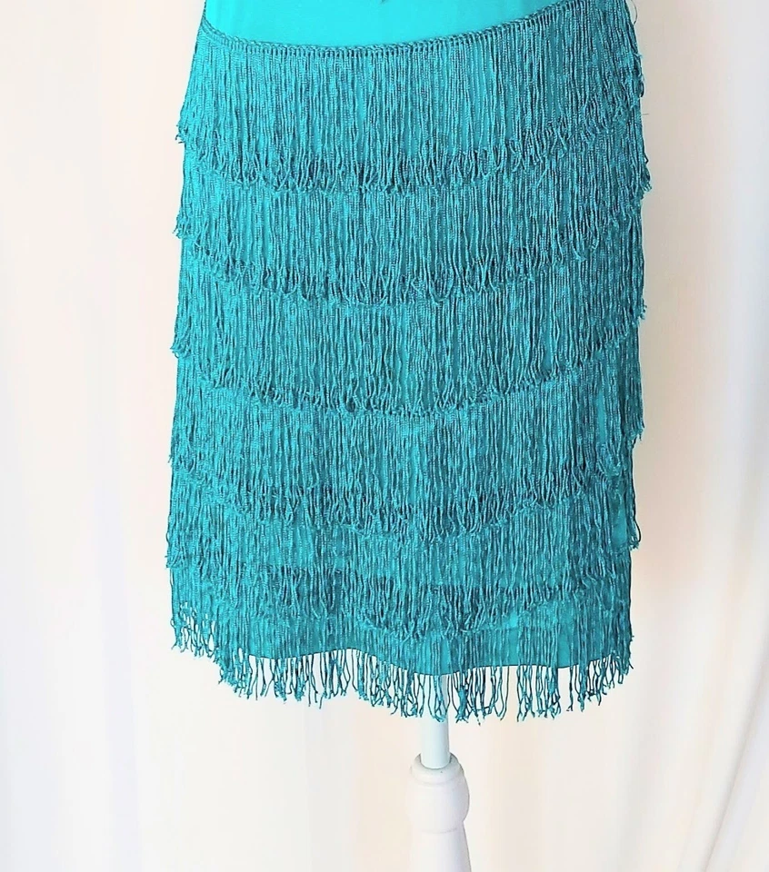 Vestido estilo aleta California Costume Collection adulto flecos grandes años 20 Foto 3 de 4