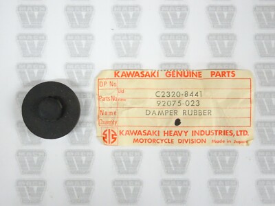 Kawasaki NOS NEW 92075-023 Dual Seat Damper H1 H2 S2 C2 F3 F4 F5 F6 F7 F8 F9 G3 