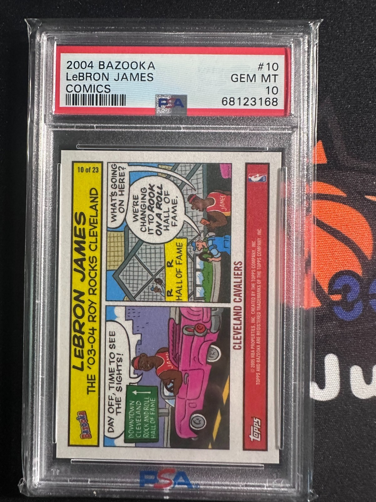 2004 Bazooka LeBron James Comics PSA 10~