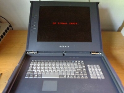 Belkin 1U 15'' LCD Rack Console Rackmount (No Key) F1DC100P