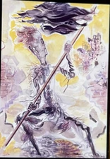 George Grosz “Waving The Flag" 35mm Dadaism New Objectivity Slide