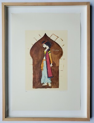 Grafik Print Lithografie Judith Jean Giraudoux Esther 1971 Dorothea Tanning 6/99