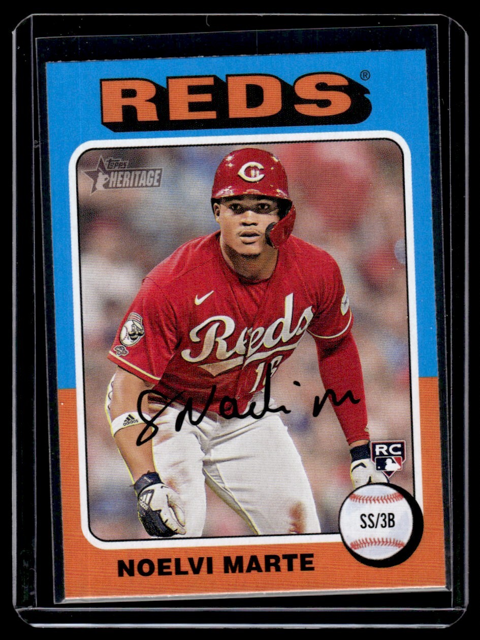 2024 Topps Heritage Noelvi Marte RC Cincinnati Reds #301