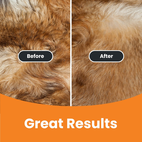 Self-Cleaning Slicker Brush for Dogs & Cats, Dematting Comb, Dog Brush for Shedd - Picture 3 of 6