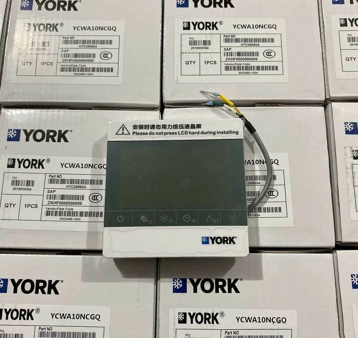 OEM YORK Central Air Conditioner Wire Controller YCWA10NCGQ Touch Panel  H7C05850 | eBay