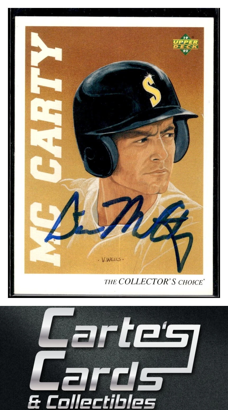 David McCarty 1992 Upper Deck Minors #47 Sun Rays TTM/IP Signed Autographed