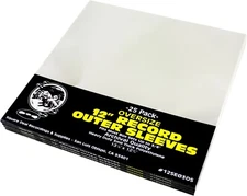 (100) 12" LP  Vinyl Record Outersleeves OVERSIZE High Clarity Plastic #12SE03OS