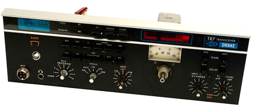 Drake TR7 Front Panel w/ Switches / Dials + Tuning VFO Assembly + S ...