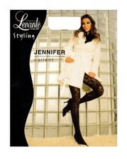 LEVANTE women's tights 70 den worked elastic edge soft comfort bare toe flat sea