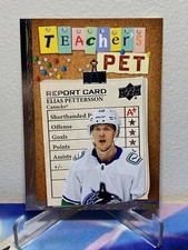 2023-24 Upper Deck Series 1 Hockey ELIAS PETTERSSON #TP-10 TEACHERS PET