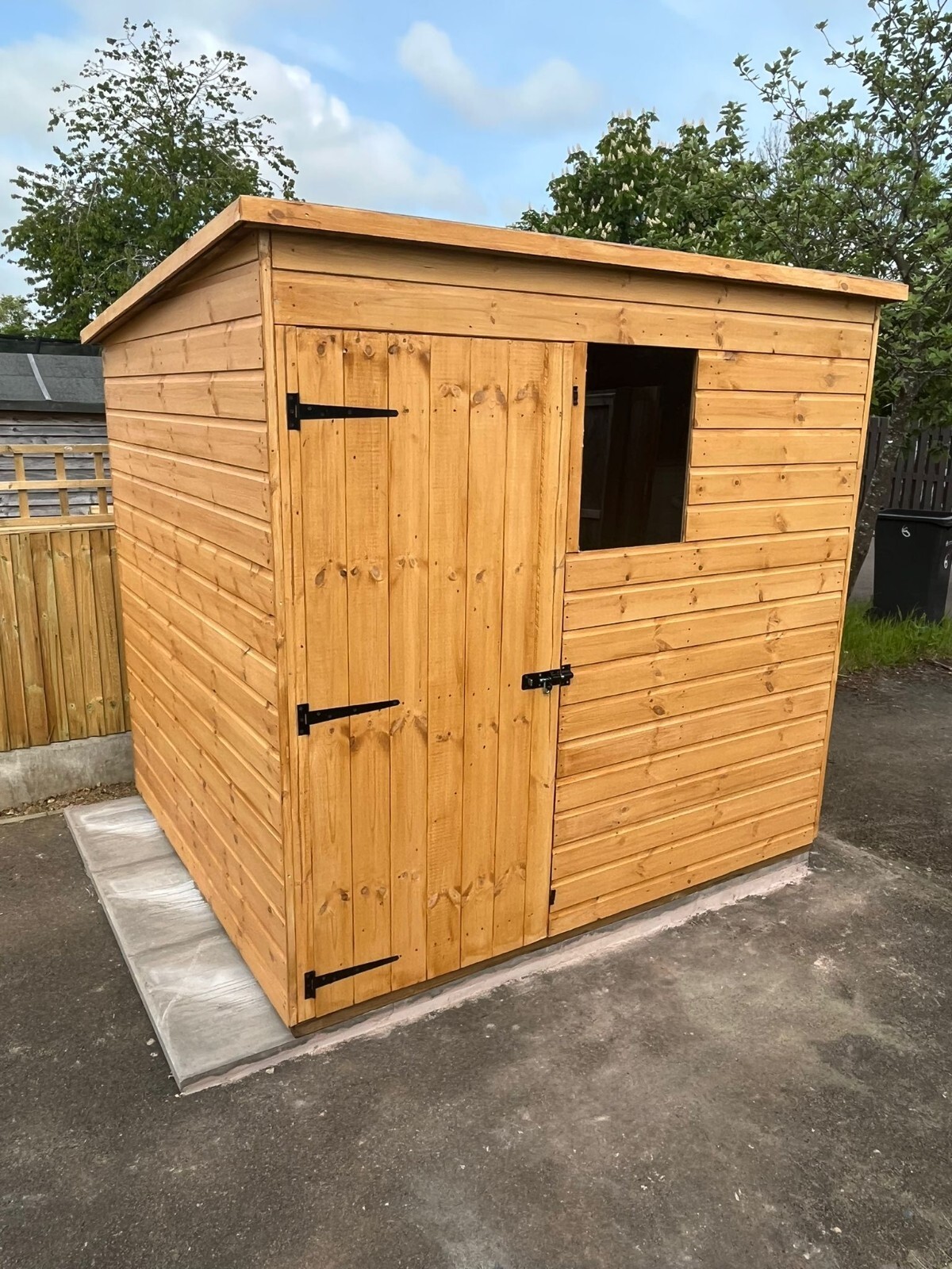 T&G PREMIUM WOODEN PENT GARDEN SHEDS eBay