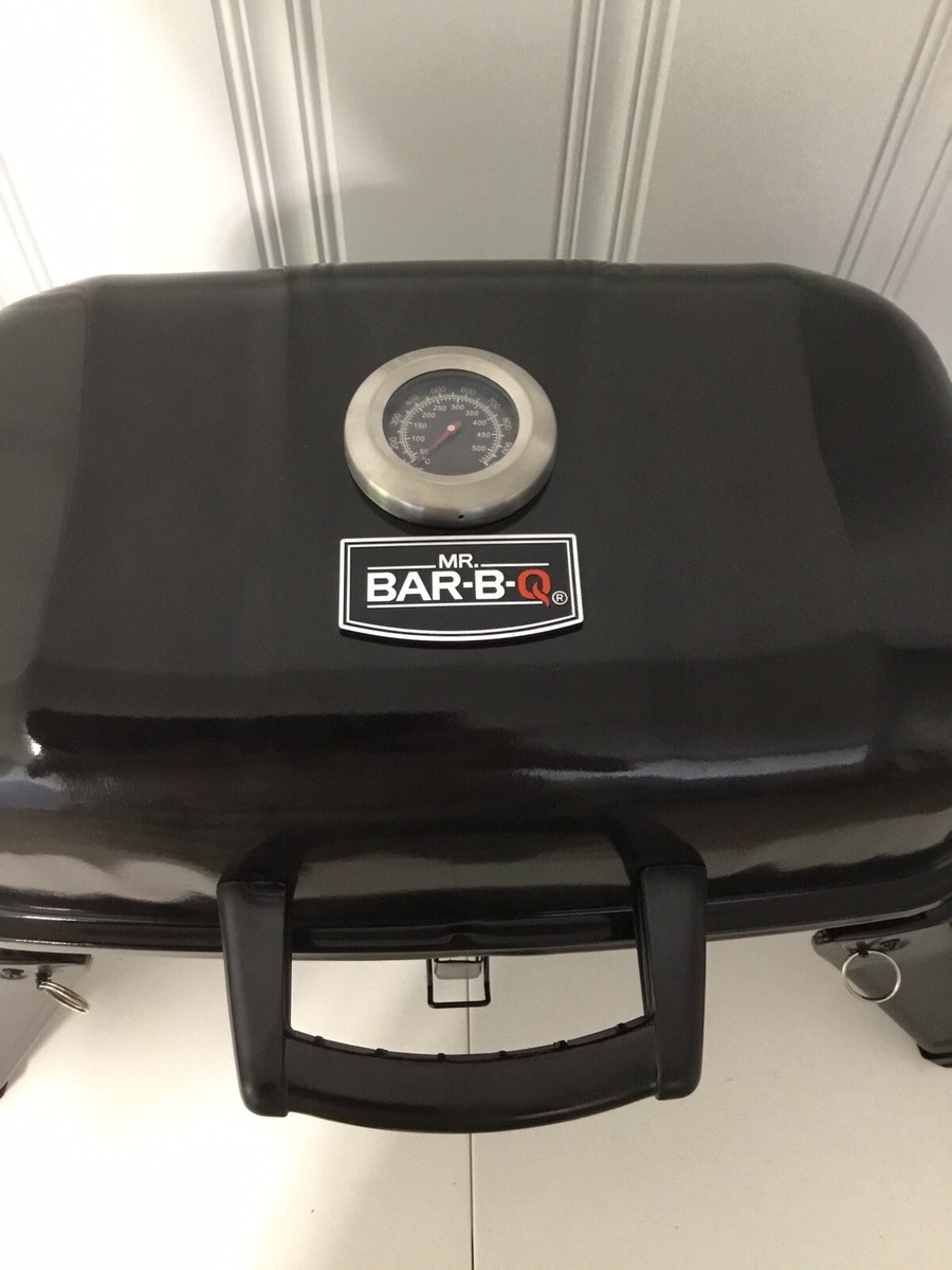 Mr. BBQ Portable Gas Grill, Fully Assembled, 1 Burner, Metal