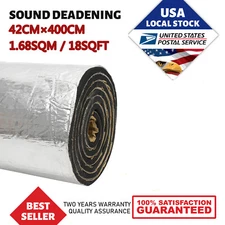 18Sqft Sound Deadener Automotive Insulation Heat Shield Noise Kill Damping Mat