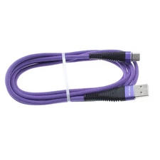 For iPhone 15/Pro/Max/Plus Purple 6ft long USB-C Cable Type-C Charger Power Cord