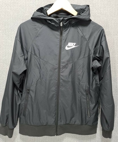 Nike Boys Windrunner Black Volt Hooded 