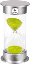 Sand Timer 2 Minute Hourglass： Unbreakable ...