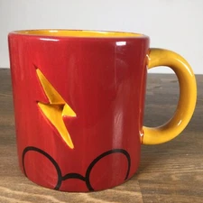 Harry Potter Coffee Mug 20oz With Lighting Bolt Debossed into Sides Ceramic ICUP
