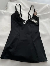 BNWT Mariemeili Shapewear Black Lace Control Camisole Size 14