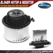 HVAC Heater Blower Motor Resistor Kit for Nissan Versa 2007 2008 2009 2010 2011