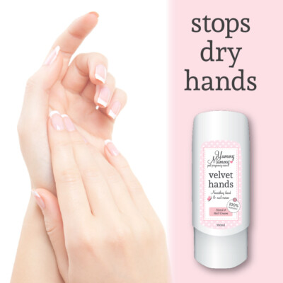 LECKERE MAMA NACH DER GEBURT HANDCREME PFLEGENDE NÄGEL & FEUCHTIGKEITSSPENDENDE HAND