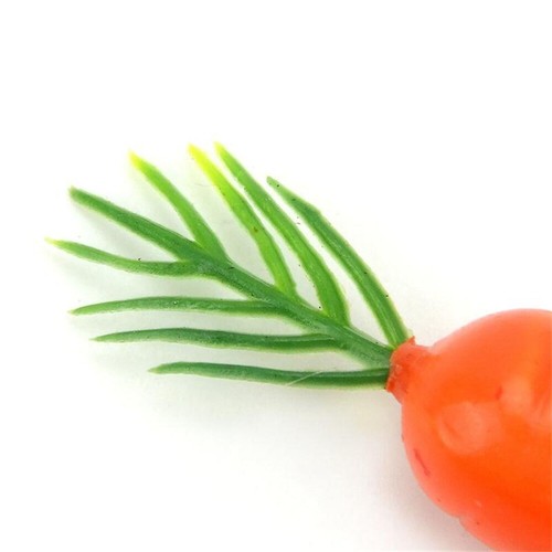 30 un. mini zanahorias espuma de plástico artificial zanahoria boda Navidad decoración familiar - Imagen 10 de 11