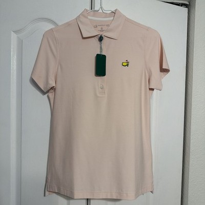 Masters Magnolia Lane Tech Women s Golf Polo Size Small Pink