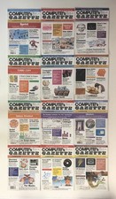 COMPUTE GAZETTE Magazine 1986 lot of 12 Complete Year - Early Vintage Computers