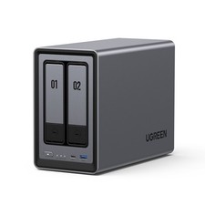 UGREEN NASync DXP2800 2-Bay NAS Enclosure, 12th Gen Intel Quad-Core N100 CPU,