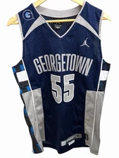 Vintage Georgetown Hoyas NCAA Nike Team Jordan Authentic Jersey Mens S