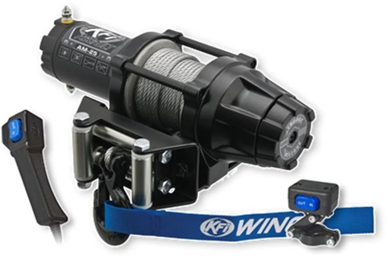 Kit de montaje de cabrestante y cabrestante KFI AM-25 2500lb para Arctic Cat Alterra 400 450 600 Foto 2 de 4