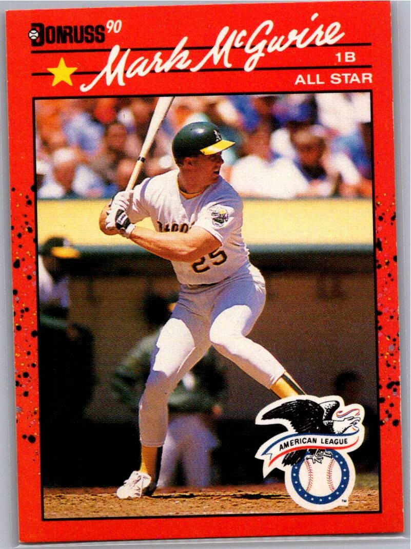 1990 Donruss #697c Mark McGwire