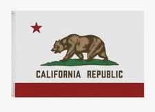 3x5 Ft Polyester California State Flag Republic CA USA Grommets Bear America D-9