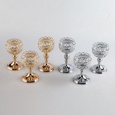 Portacandele in cristallo Candeliere votivo Decorazione centrotavola per