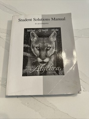 Student's Solution Manual Beginning & Intermediate Algebra - Paperback