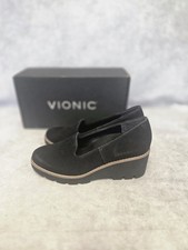 Vionic Willa Wedge Blk W-SZ 6M NEW