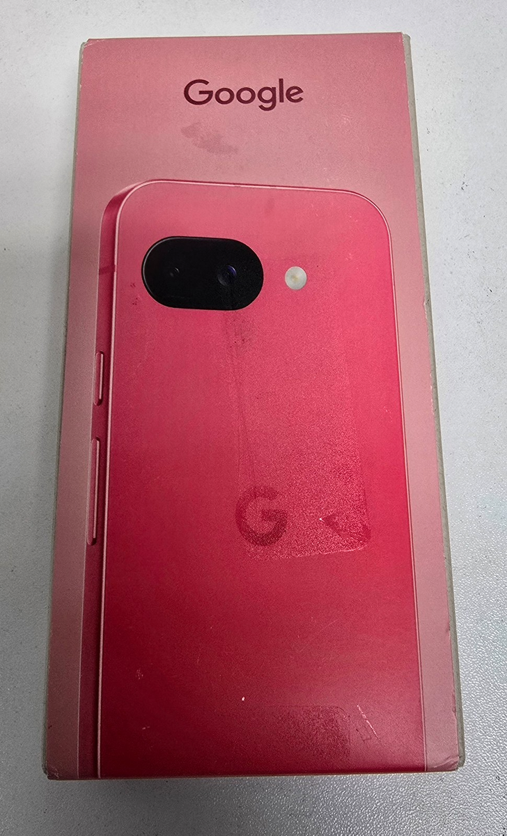 Google Pixel 9A (Unlocked) 128GB - Peony Red/Pink *NEW -Open Box