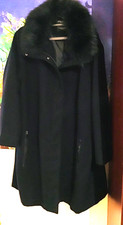 WINTER MANTEL MIT WEBPELZ KRAGRN GR 54 SONDER PREIS