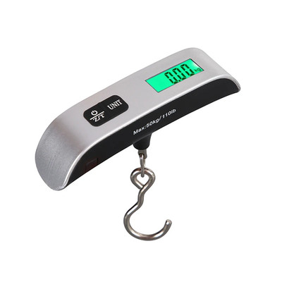 Digital LCD Luggage Scale, 110 lb/50 kg, Portable Weight Measurement Tool