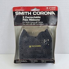 Genuine OEM Smith Corona H Series 21000 Correctable Typewriter Ribbon - 2 Pack