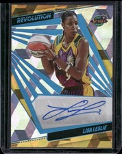 2022 Panini Revolution WNBA #AG-LLS Lisa Leslie Autographs Cubic #/50